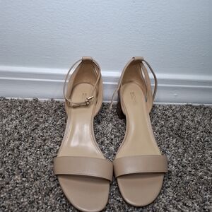 MICHAEL Michael Kors Beige Ankle Strap Heels